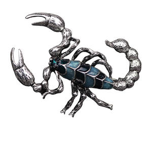 Personalized <strong>Oil</strong> Drip <strong>Scorpion</strong> Brooch Shirt Jacket Pin Domineering Retro Badge Fashion Punk Men's Party Suit Accessories Gift - Product Image 3