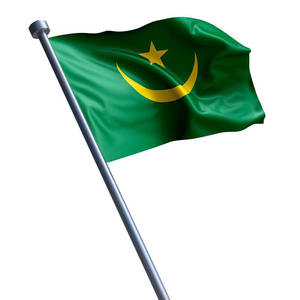 <span class=keywords><strong>Bandera</strong></span> rectangular voladora de calle <span class=keywords><strong>Bandera</strong></span> de <span class=keywords><strong>Mauritania</strong></span> stock de fábrica envío rápido - Product Image 1