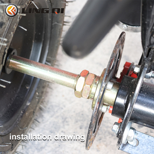 LINGQI <span class=keywords><strong>Axe</strong></span> <span class=keywords><strong>de</strong></span> <span class=keywords><strong>roue</strong></span> arrière en métal modifié pour Buggy <span class=keywords><strong>Quad</strong></span> Go Kart Golf Cart All-terrain 50cc 70cc 90cc 110cc - Product Image 2