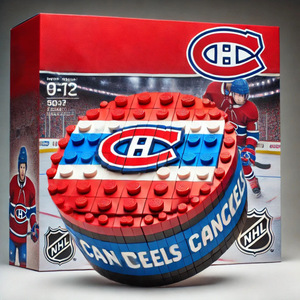 Juguete Educativo de Construcción con Micro-Partículas de Plástico ABS de la Serie Hockey sobre Hielo para Fanáticos y Entusiastas del Deporte, Edades 14+ - Product Image 1
