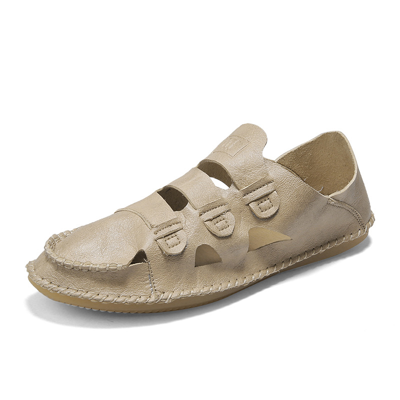 Мужские дышащие уличные сандалии, удобные и прочные сандалии для весны, лета и осени