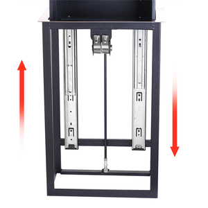 Système de rangement de cuisine relevable en alliage métallique, panier coulissant pour armoire haute - Product Image 5