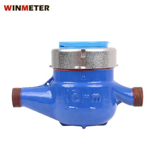 Best Price CE CE Marked DN15 IP68 Durable Cast Iron Multi Jet Cold or Hot Water Mechanical Water Meter OEM Customized Support
