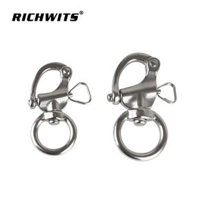 Grillete Redondo Giratorio de Acero Inoxidable 316 Zhibo, Grillete Redondo Manual para Aparejos - Product Image 2