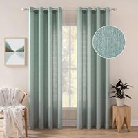 Nouvelles Voiles de Rideaux en Lin Transparent à Œillets, Texture Irrégulière, pour Salon et Chambre à Coucher