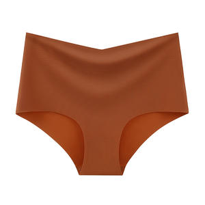 Sous-vêtements string taille haute pour femme avec fente semi-enveloppante, sexy, en nylon, sans couture, respirant - Product Image 2