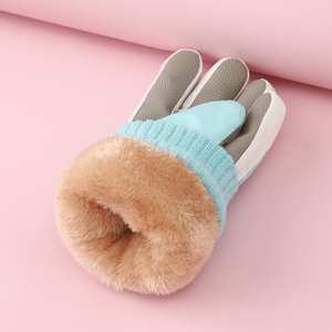 Guantes de Invierno para Niños, Impermeables, de Cinco Dedos, Resistentes al Viento, Cálidos para Exteriores - Product Image 3