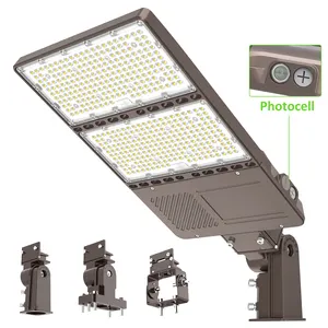 UL DLC 100W 150W 200W 300W IP65 Outdoor Area Yard Street Lighting LED Shoebox Light