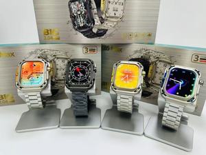 Hete Aanbieding 2025 Outdoor Sport Smartwatch HD Scherm Grote Batterij IP68 Waterdicht Robuust 3 Bandjes Magnetisch Opladen Smart Horloge - Product Image 5