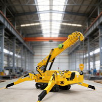 Grúa Araña RST L-686 de 9 Toneladas, Diésel, con Certificación CE, Hidráulica, Telescópica, 360° °   Plataforma Giratoria para Estructuras de Acero