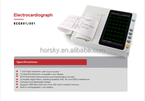 Horsky-ECG601 Ekg Machine <span class=keywords><strong>6</strong></span> Lood <span class=keywords><strong>6</strong></span> Kanaals <span class=keywords><strong>Ecg</strong></span> Machine Elektronische Draagbare <span class=keywords><strong>Ecg</strong></span> Hart Machine Draagbare Ekg Apparaat - Product Image 3