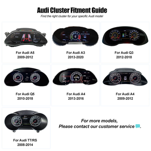 Afficheur numérique A3 pour tableau de bord, compteur de vitesse, instrument numérique, sans fil, Apple CarPlay, Android Auto pour <span class=keywords><strong>Audi</strong></span> A3 2013-2020 - Product Image 6