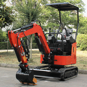 Mini-excavatrice de 2 tonnes de type chenillé avec accessoires complets pour petits projets de construction - Product Image 1