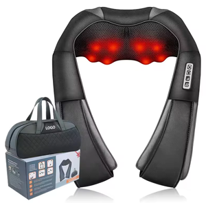 Masajeador de hombro y cuello con calefacción de luz roja multifunción Pistola de masaje de uso opcional de tres frecuencias - Product Image 1