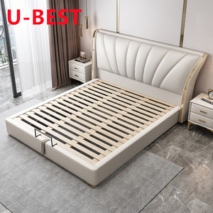Base de Cama Moderna de Madera, Estilo Diseñador, Estructura de Cama de Lujo, Cama Individual, Muebles de Dormitorio - Product Image 4