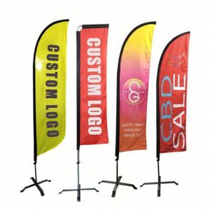 ธงรูปหยดน้ำทรงสี่เหลี่ยมผืนผ้าพิมพ์ลายดิจิทัลบนผ้าโพลีเอสเตอร์แบบด้านเดียว สำหรับใช้โปรโมทกลางแจ้งและป้ายติดเสา - Product Image 1