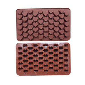 55 Petits Moules en Silicone Écologiques de Qualité Alimentaire en Forme d'Œuf pour la Saint-Valentin, Outils de Cuisson DIY pour Bonbons, Desserts au <span class=keywords><strong>Chocolat</strong></span> - Product Image 2