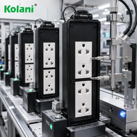 Caja de Conexiones Vertical Industrial Kolani IP44 Resistente a la Intemperie, Montaje en Superficie, PVC Ignífugo para Taller y Construcción
