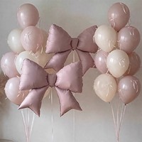 Ballons en latex en forme de nœud papillon, ballons de fête pour filles, décoration de fête d'anniversaire, fournitures de décoration, ballons en forme de nœud papillon, jouets cadeaux