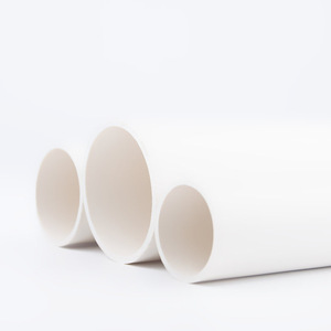 Tuberías de PVC para Suministro de Agua, Blancas, Engrosadas, Duraderas, para Renovación y Decoración del Hogar, con Conexión por Adhesión y Servicio de Corte - Product Image 1