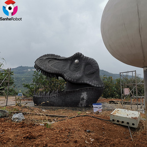 Casa con cabeza de dinosaurio, entrada grande de dinosaurio, parque temático de dinosaurios, Mosasaur robótico para tomar fotos - Product Image 6