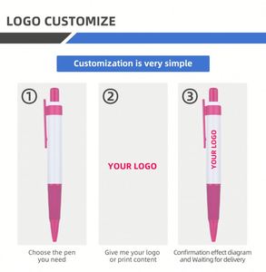 Custom Logo <b>Ballpoint</b> <b>Pen</b> with Soft Rubber Grip Lightweight Plastic Black Ink 1.0mm Tip-Office/School Use - Product Image 5