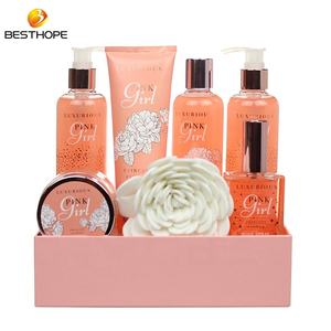 OEM ODM подарочная упаковочная бумага, набор карт, косметичка для девушек, туман для тела, оптовая продажа, лосьон, гель для душа, соль, пузырьки, подарочный набор - Product Image 5