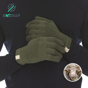 Enerup kış sihirli eldiven dokunmatik ekran kadın erkek sıcak streç örme merinos yünü eldivenler dekoratif desen akrilik eldiven - Product Image 5