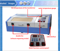 Supercnc mini portable K40 2030 3030 3040 4030 25w 30w 40w co2 usb laser gravure machine de découpe