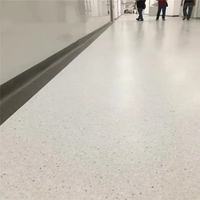 Revêtement de sol en vinyle commercial de luxe insonorisant facile à nettoyer, rouleau de 3 mm d'épaisseur pour appartement