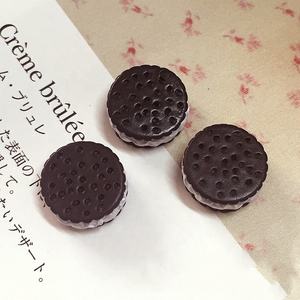 Mejor venta de simulación Sandwich galletas cuentas de resina artesanía decoración o hecho a mano de los niños <span class=keywords><strong>Re</strong></span>-ment Diy - Product Image 2