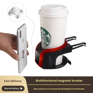 Soporte Magnético Multifuncional para Bebidas y Teléfono, para Rejilla de Ventilación de Coche, de ABS y Silicona, Suministro del Fabricante - Product Image 2
