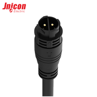 Conector de Alimentación Impermeable M25 de 2 Pines, 50A, 500V, IP67, Juego de Conectores Macho y Hembra Sobremoldeados para Sistema Solar