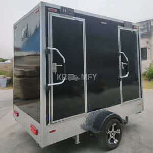 Salle de bain portable de luxe pour personnes handicapées sur remorque, avec toilettes et douche intégrées, modèle 2025 - Product Image 2