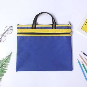 Bolsa de Lona Impermeable, Duradera, Colorida, de Gran Capacidad, Portátil, para Documentos, con Doble Compartimento y Cierre de Cremallera - Product Image 5
