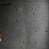 Panneaux de béton vieillis OEM, finition patinée, plaques de ciment imperméables, feuilles de béton architecturales pour murs extérieurs