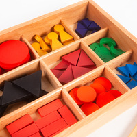 Jouets Montessori Symboles Grammaticaux Fabricant Matériel d'Enseignement Linguistique 3D Personnalisé Blocs Gerund Jouets Éducatifs pour Enfants