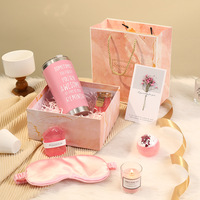 Bespritgift Zelfzorg Spa Vrouwen Schoonheid Geschenkmand Doos Custom Logo Verjaardagsbad Cadeau Set Voor Valentijnsdag Cadeau Lover & Vrouw