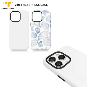 TPU PC armatura Design sublimazione Custom trasferimento di calore cover per telefono squalo <span class=keywords><strong>TCL</strong></span> per iPhone 16 17 3D 2 1 3D 2 1 Blank telefono cellulare - Product Image 4