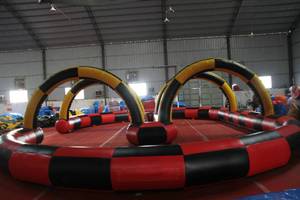 Pista de Autos Inflables WINSUN para Niños y Adultos, Diversión al Aire Libre, Certificación CE, PVC Impermeable, Diseño Personalizado, Equipo de Juegos - Product Image 3