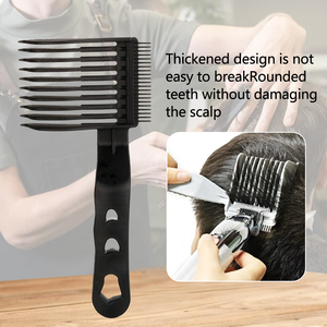 Peine Profesional para Recortar el Cabello, Nuevo Tipo de Peine de Empuje, Juego de Peines de Plástico Duradero, Cepillo para el Cabello Antiestático de Moda, Uso Comercial - Product Image 6