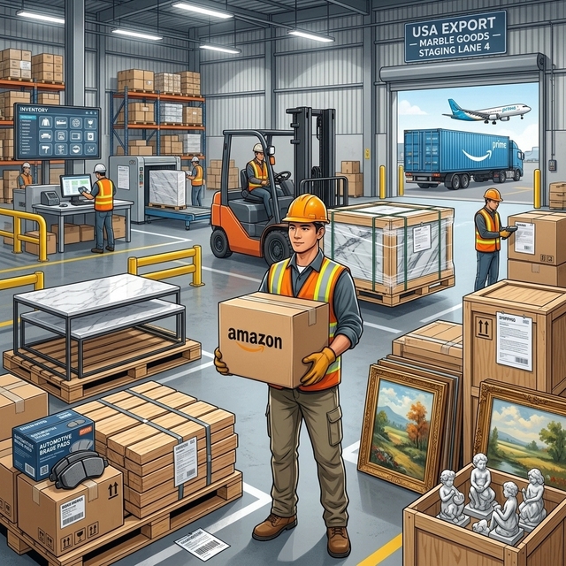 Amazon Logistics Air Freight Forwarder Cross Border Logistics Customs Brokerage Fast Air Delivery China Insurance 24/7 Support
