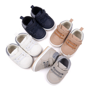 Baby Girl and Boy Shoes Soft Pu Anti-<b>slip</b> Sole Casual Style Baby Prewalker Classical Walking Shoes - Product Image 2