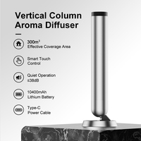 Diffuseur d'arômes sans eau DANQ Premium, contrôle tactile, 10400 mAh, aluminium, 300 m³, pour la vente au détail, les salles d'exposition, les hôtels, les marques privées, OEM, ODM