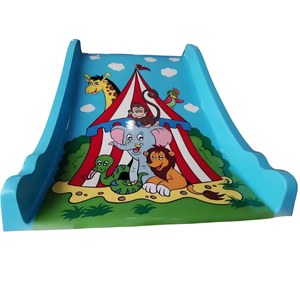 Accessoires de terrain de jeu interactif à projection sur mesure, toboggan en fibre de verre, <span class=keywords><strong>jeux</strong></span> pour enfants, parc intérieur - Product Image 1