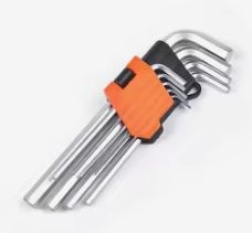 육각 Torx 티타늄 탄소강 아연 도금 모양 헤드 구멍이 긴 알렌 렌치 세트 - Product Image 2