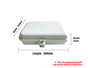 FTTH Indoor Outdoor FAT 8 16 Cores Waterproof IP65 PC+ABS Material Fiber Distribution <b>Box</b> CTO Hot Sale - Product Image 3