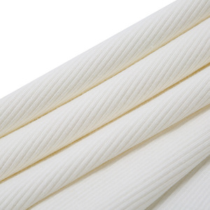 Tissu en coton pur côtelé 2*2, tissu rayé élastique pour la fabrication de t-shirts, de camisoles, de robes et de sous-vêtements - Product Image 4