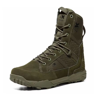 Bottes de désert longues TSB4 personnalisées AK Aeisk, nouvelle couleur coyote noir vert, légères, respirantes, avec fermeture éclair latérale - Product Image 4