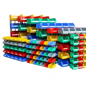 Storage Bins Plastic Organization Warehouse Storage Plastic Bin Rack Open Front Bin